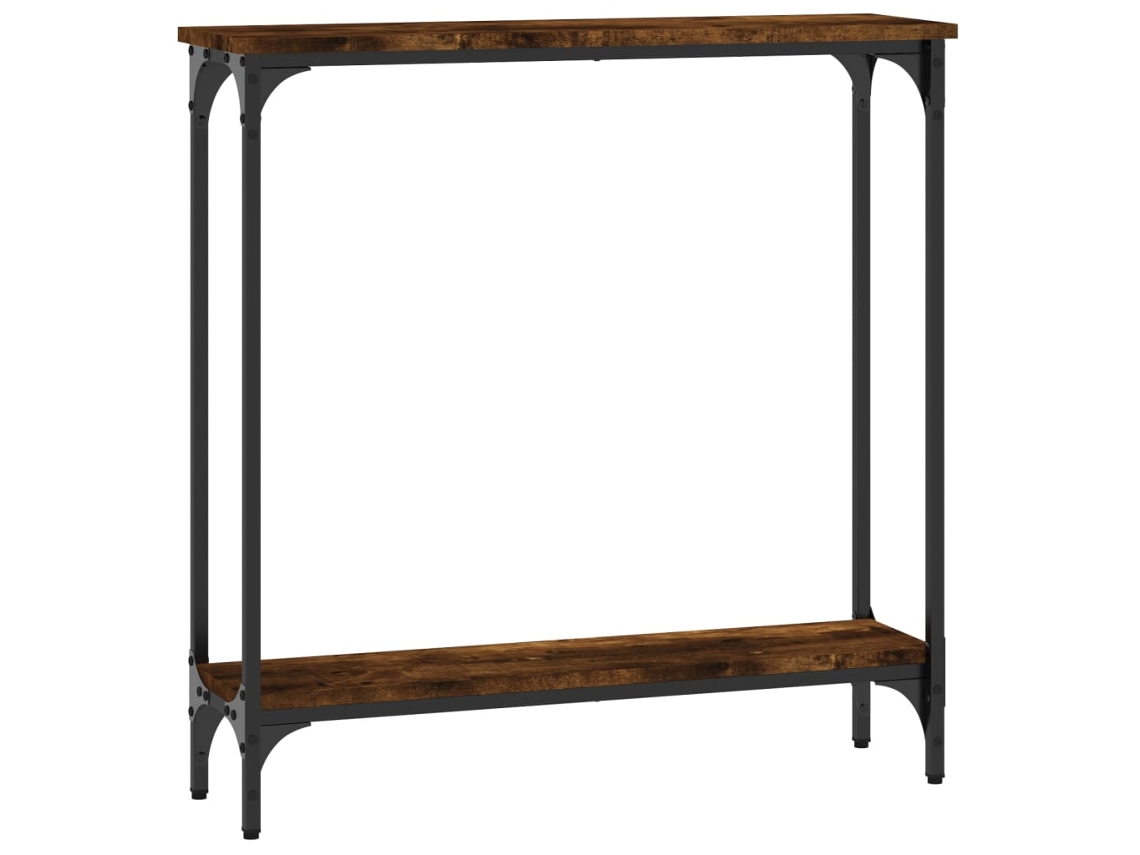 Console Table, Console Tables Vidaxl Marrom Madeira Processada (n/a)