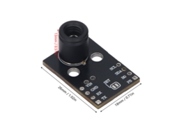 Módulo de câmera térmica de 40-300 °C 5 V 32x24 sensor de matriz IR para imagens térmicas
