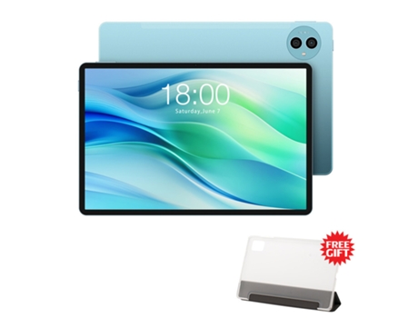 Tablet Teclast P50 de 11 Polegadas Android 14 6GB RAM 128GB ROM Câmeras 13MP 5MP Resolução 1280x800 Processador Octa-core Bateria 8000mAh