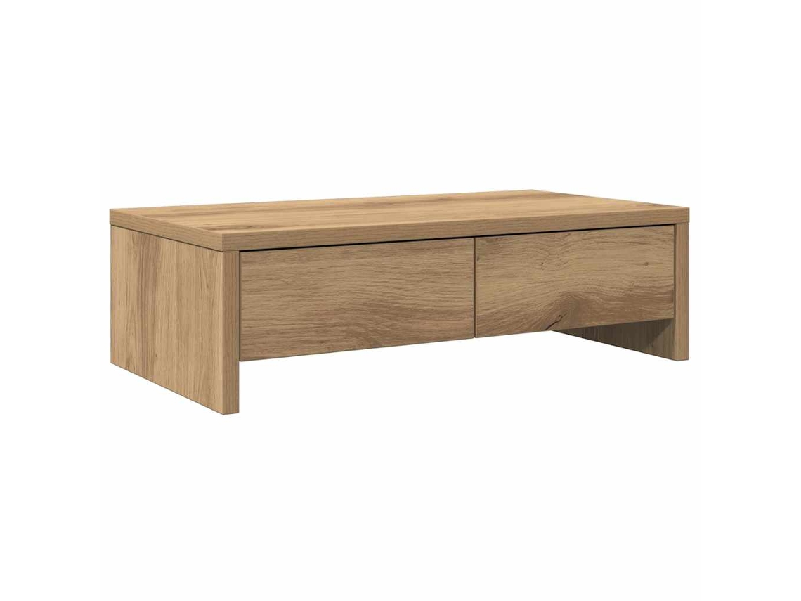 Monitor Stand, Monitor Stands Vidaxl Marrom Madeira Processada (50 X 27 X 15 Cm)