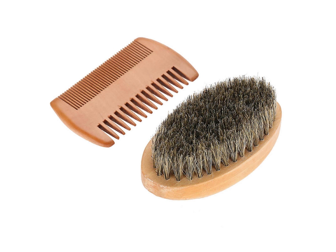 Kit De Cuidados Com A Barba Masculina Com Escova E Pente Para Cuidados Faciais Jinyubo Store
