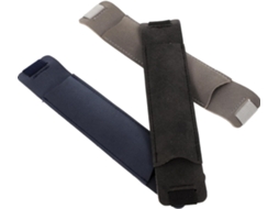 Estojo De Couro Pu Para Canetas Com Elástico, Kit De 3 Peças, Preto, Cinza E Azul Escuro, À Água E A Arranhões, Para