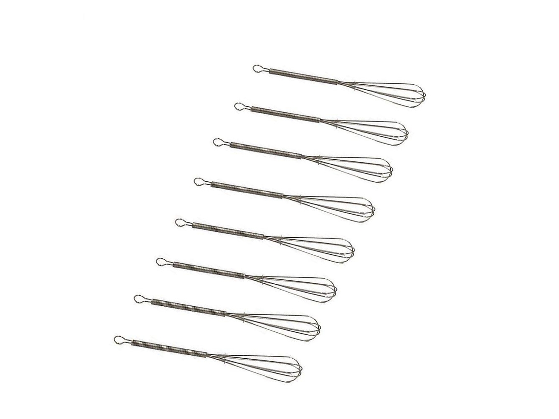 Mini Batedores De Arame 18 Cm(7 Polegadas), Pacote Com 8 Unidades