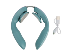 Massajador De Pescoço Com Aquecimento Elétrico, Pulso Inteligente Usb, 12 Níveis