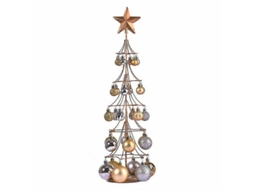 Enfeites De Mesa De Natal Enfeites De Bola De Natal Com Estrutura De Ferro Enfeites De Mesa Para Árvores De Natal Olysi Shop