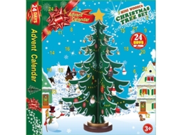 Calendário De Advento De Natal 2024, 24 Dias Com Árvore De Natal E 24 Decorações, 36cm