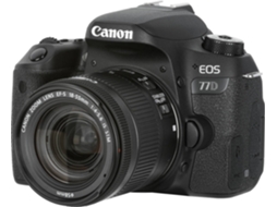 Máquina Fotográfica Reflex CANON EOS 77D EF-S18-55 F4-5.6 IS STM (APS-C)
