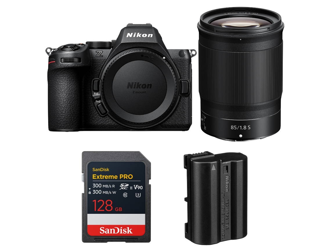 Z5 Ii + 85mm F/1.8 S + 1 Sandisk 128gb Extreme Pro Uhs ii Sdxc + Nikon En el15c + Ebook “20 Dicas para Fotos Que Impressionam” NIKON