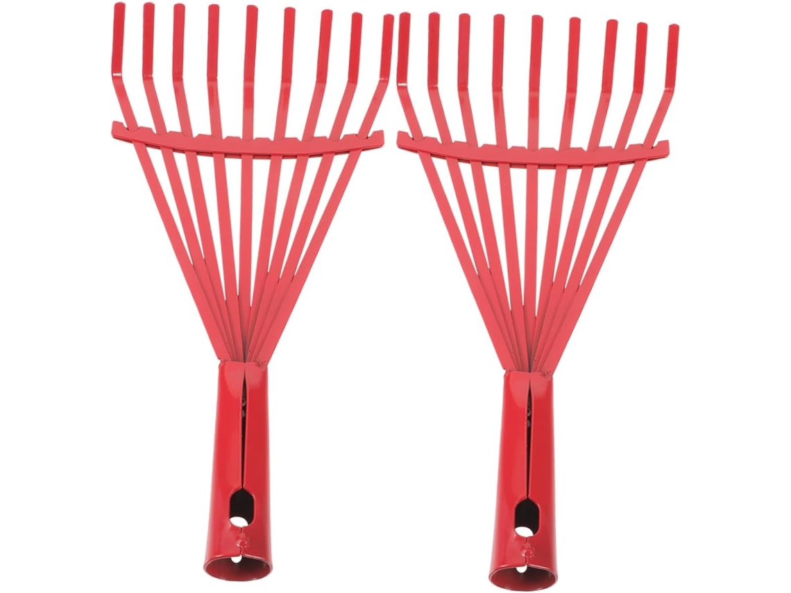 Ancinho de Aço Topbathy 2 Peças para Jardim