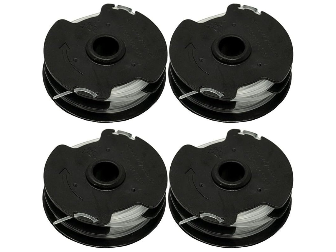 2026 4 Bobinas de Repuesto para Cortacésped Inalámbrico Parkside Prta 20 li C3, Hilo de Nailon 5m X 2, 1.4mm