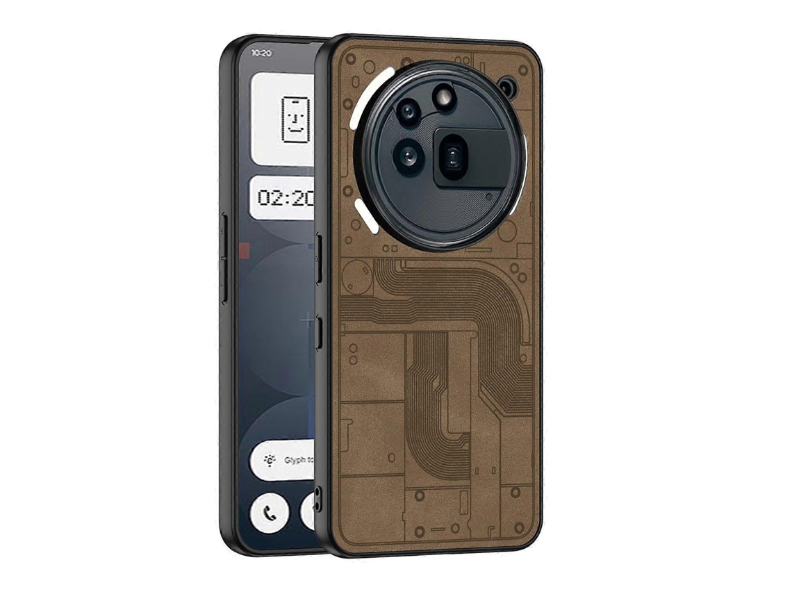 Capa Para Celular Gkk Skin Feel Leather Frosted Para Nothing Phone 3a Pro