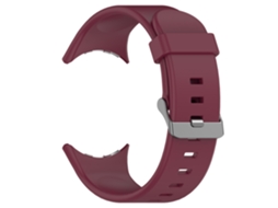 Bracelete para Google Pixel Watch 4/3 45mm Silicone Vermelho Vinho GERTIZ