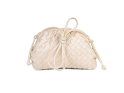 Bolsa Nuvem de Tecido, Dumpling, Tote branca AQUAFORGE