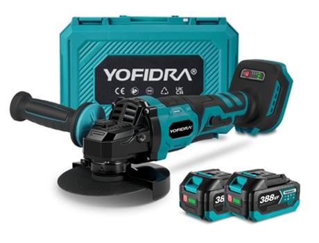 Conjunto Rebarbadora Com Discos Extra 2 Bateria Yofidra