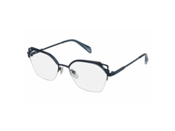 Armação de óculos feminina Police VPLA04-5201HR (azul - metal - Ø 52 mm)