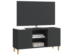 Gabinete para TV Preto 102x34,5x50cm Madeira MAISON EXCLUSIVE