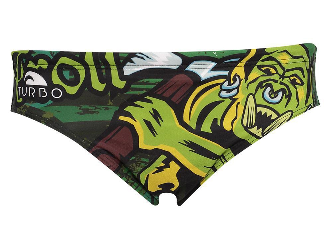 Slips para Homem TURBO Troll Multicor para Natação (L)