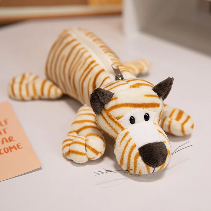 (estilo 6, 26 Cm) Estojo De Lápis De Pelúcia Com Desenho De Animal, Bolsa Grande Para Guardar Material Escolar Infantil