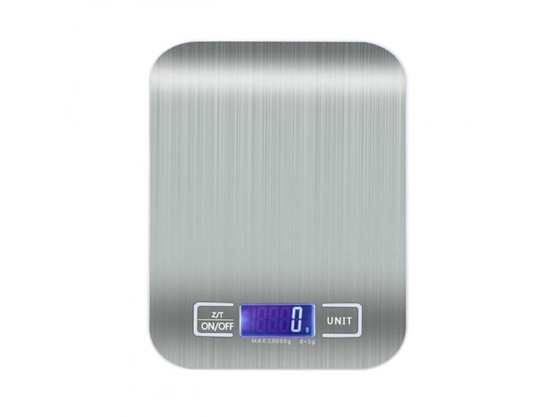 Balança AQUAFORGE com Calculadora Nutricional em Aço Inoxidável