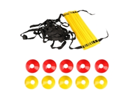 Lurelia Escada De Agilidade Kit De Treinamento De Velocidade E Agilidade Escada De Futebol Equipamento De Treinamento De Chute De Futebol Com Bolsa