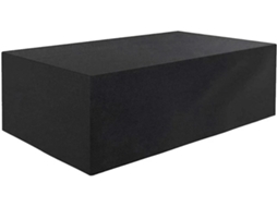 Capa Para Móveis De Jardim Impermeável E Antivento, Tamanhos Variados, Proteção Uv E Frio, Tecido Oxford Preto 210x110x70cm Btforus