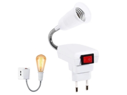 Lâmpada Led E27 Interruptor Sem Fio Regulável 360° Para Ambientes Internos