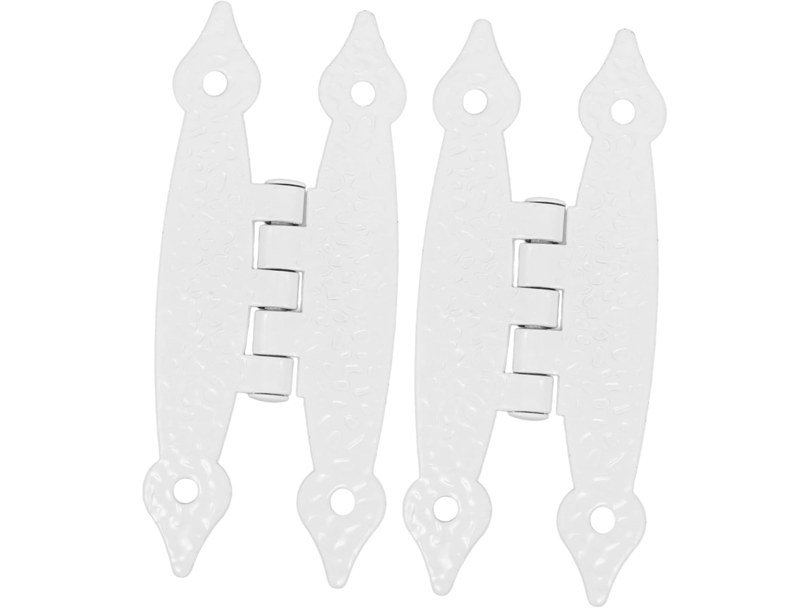 De Ferro Antigo Garneck Para Armário, 2 Peças, 3,5 Brancas, Com