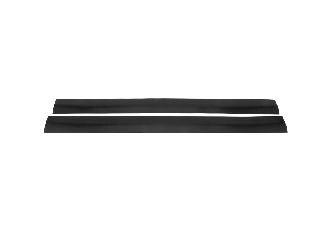 Nova Line 2pcs Cobertura de Fenda do Fogão Resistente Ao Calor Anti óleo Silicone 25 Polegadas Preto