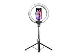 Lurelia Suporte Com Luz Com Luz Led, Bluetooth, Controlo Remoto, Para Telemóvel, Em Abs
