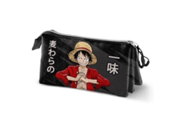 Estojo Triplo One Piece Único Preto Tamanho Único KARACTERMANIA