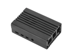 Capa De Resfriamento Em Liga De Alumínio Com Ventilador 3010 Para Enclosure Protetor Raspberry Pi 4b