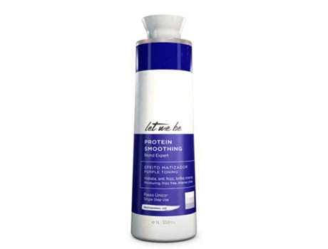 Alisamento Brasileiro LET ME BE Protein Blond Expert Orgânico para Cabelos Coloridos 1L