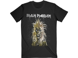 T-Shirt ROCK OFF Iron Maiden - Eddie 40th Anniversary Preto (Tamanho: L)