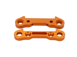 Bloco Fixador De Braço Frontal De Rc Em Alumínio Placa Fixadora De Direção Para Carro Rc Zd Racing Mx 07 4wd 1/7 Laranja 2pcs
