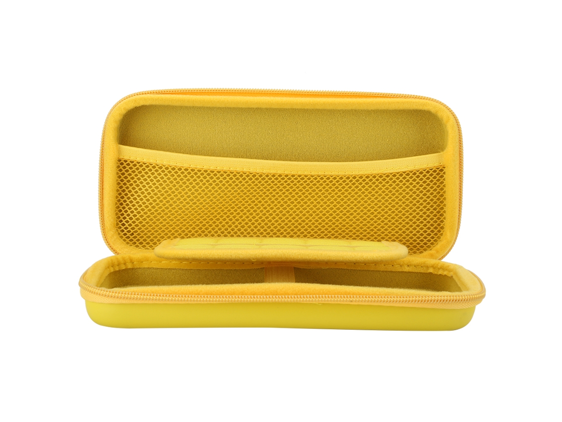 Bolsa De Armazenamento Portátil Mini Estojo De Proteção Eva Para Console De Jogo Nintendo Switch Lite Amarelo