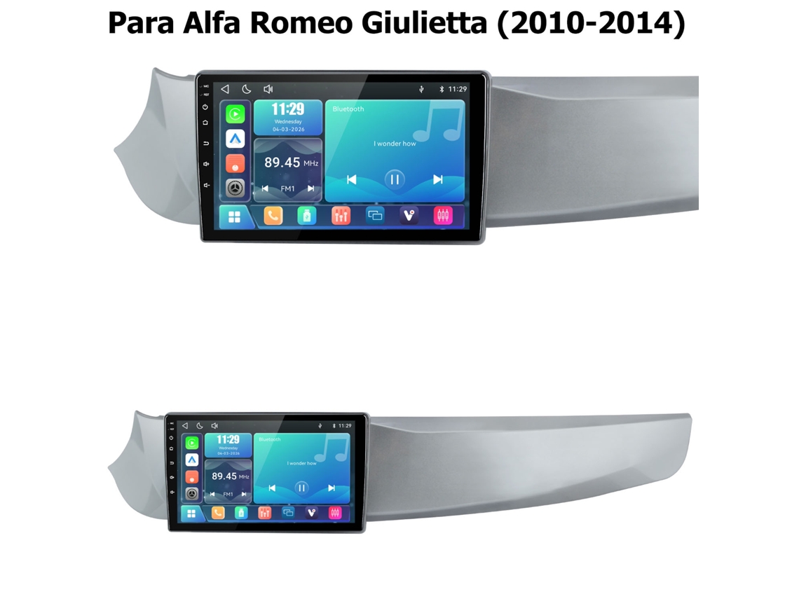 Rádio Carro 9 Polegadas Linux Com Carplay Android Auto Bt Fmsuporte Câmara Retrovísor Junsun Para Alfa Romeo Giulietta (2010-2014)