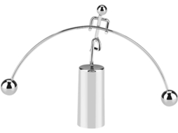 KOFIHETY Amazinggift Kineticart, Perpetualmotion Steelbalancetoy, Acessório De Mesa De Aço Inoxidável De Alta Qualidade, Ferramenta Para Alívio De Estresse, Ac