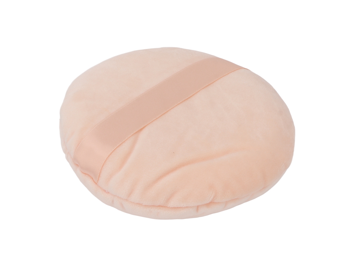 Puff De Pó Solto Redondo Ultra Grande Para Maquiagem - Suave, Lavável E Para Todos Os Tipos De Pele