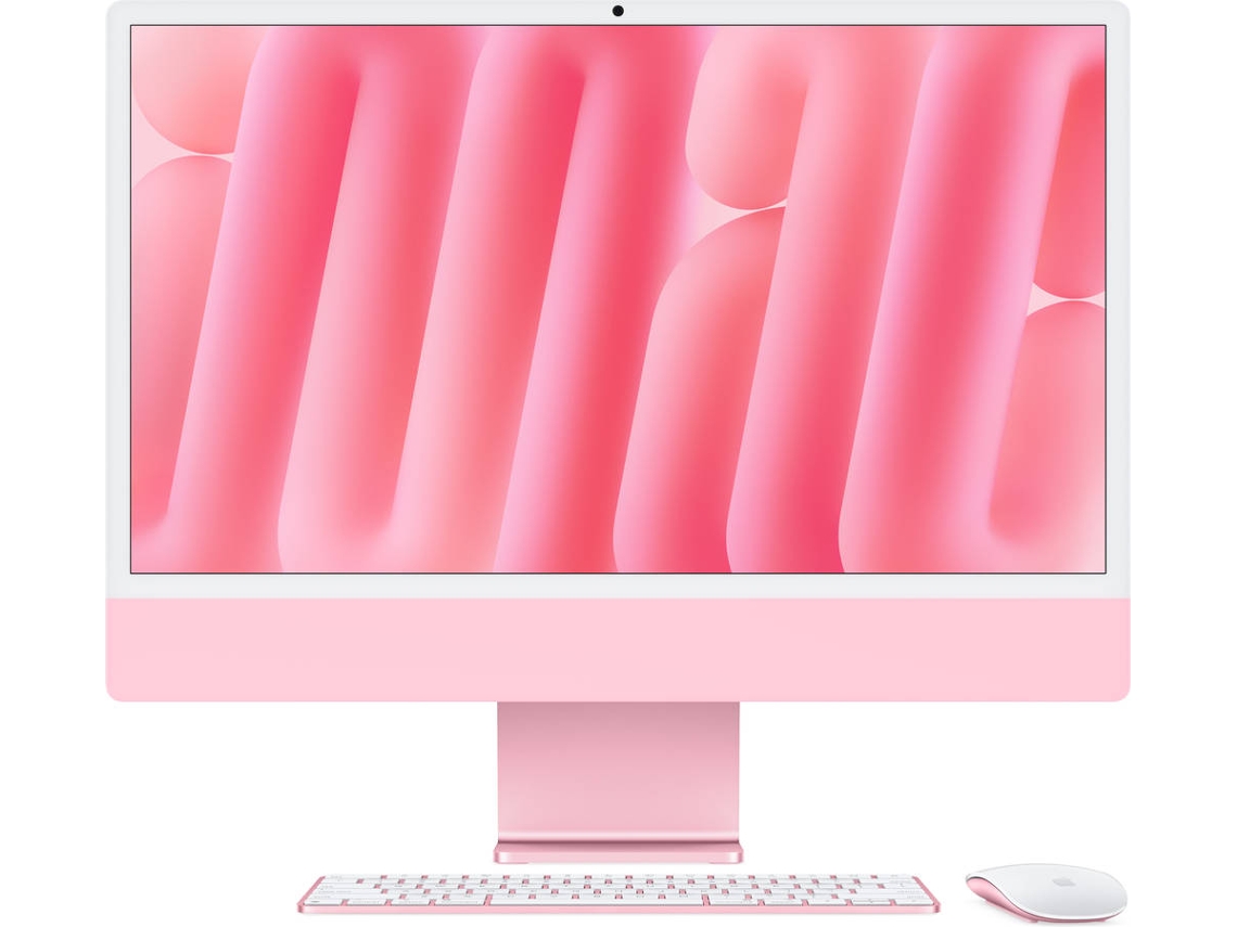 iMac APPLE CTO Rosa (24" - Apple M4 - RAM: 24 GB - 2 TB SSD - Teclado Inglês EUA)