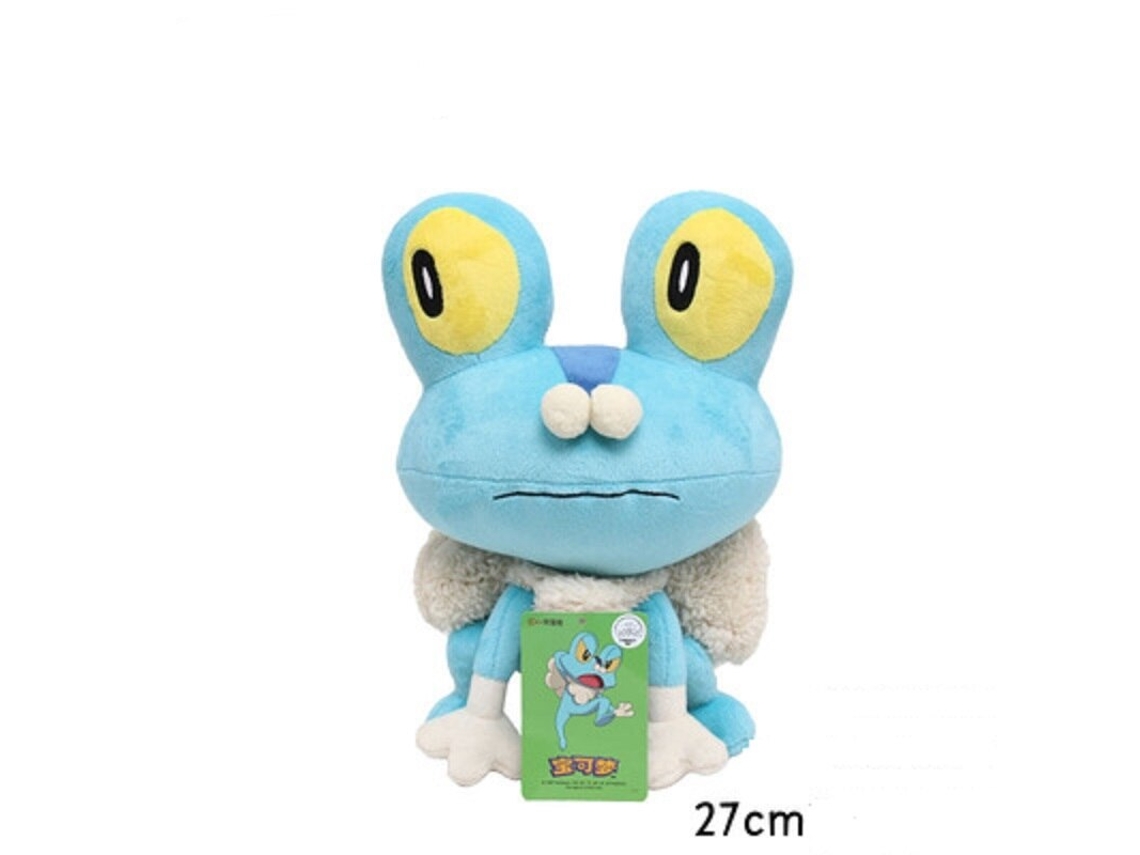 Boneco GAATPOT Original Pokemon Anime Figures Pikachu Charmander Eevee Vulpix Kyogre Mew Psyduck Plush Toy Pet Action Model Kids Christmas Gift