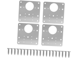 Conjunto De 4 Suportes Reparo Para Armário Placas Duráveis Com Fácil