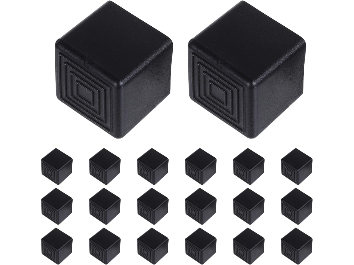 Conjunto De 40 Protetores Pés Cadeira Quadrados 2,5 Cm (1 Polegada),