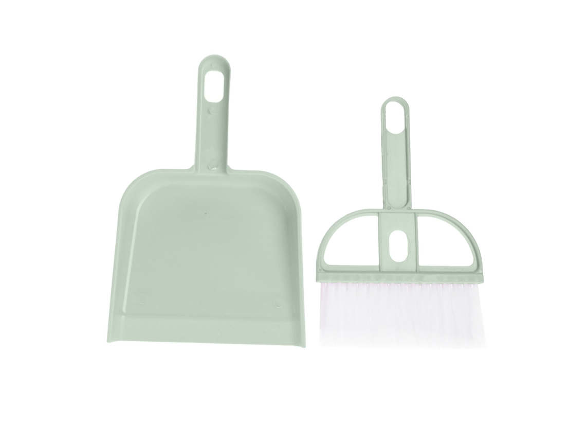 Baok-conjunto Mini Vassoura E Peneira Mesa Verde 2pcs