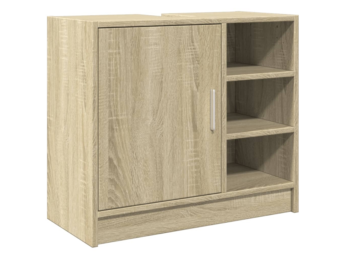 Sink Cabinet, Sink Cabinets Vidaxl Marrom Madeira Processada (63 X 29 X 55 Cm)
