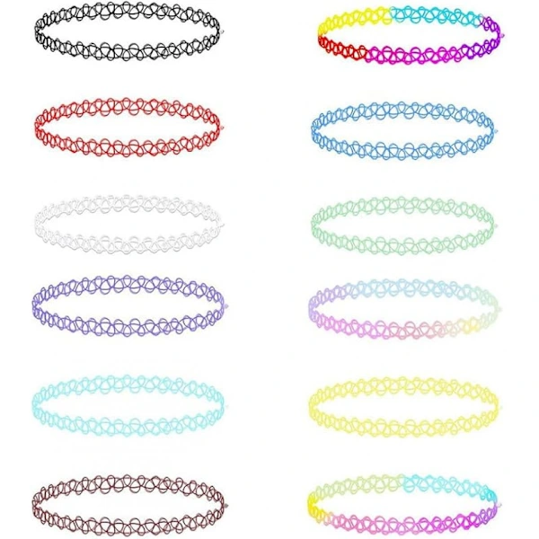 Colares de Clavícula AQUAFORGE, Feitos à Mão, Multicoloridos
