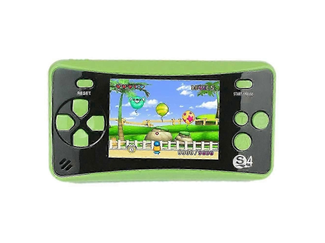 Console de Jogo Portátil para Crianças, Sistema Consoles Jogos Jogador Grande Presente Aniversári o Verde GOKOCO