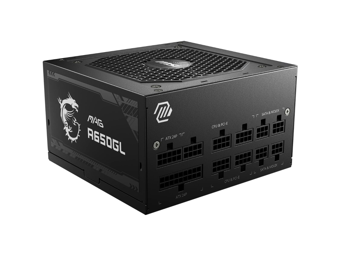 Fonte de Alimentação MSI Mag A650Gl Modular 650 W Atx 80 Plus Gold