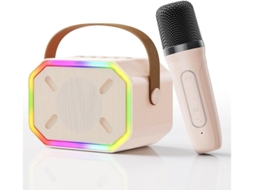 Mini Máquina De Karaokê De Brinquedos Infantis Microfone Bluetooth Portátil Para Meninos, Meninas, Crianças E Adultos Com 1 Microfone, Pe Yizhood