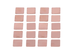 Conjunto de 20 Shim de Cobre Vermelho 1,2mm para GPU e CPU HKJ