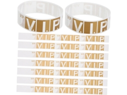 Pulseiras Doitool 600 À Prova D Água Para Festas, Encontros, Shows E Eventos, Cor Ouro Sintético
